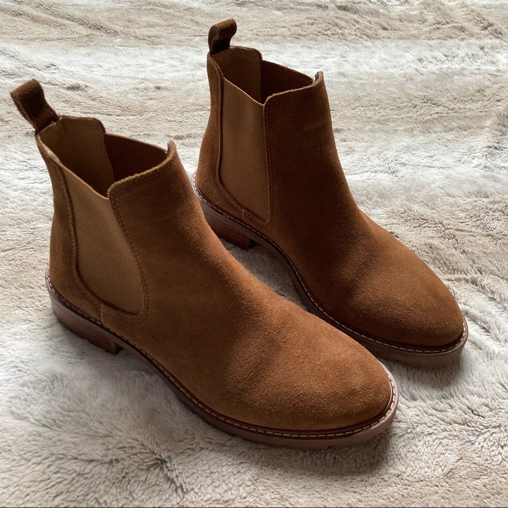 Steve Madden Leopold Chelsea Boot Chestnut Suede